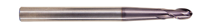 X-POWER 2 Flute 30 Helix Taper NeckBall End Mill EM902909