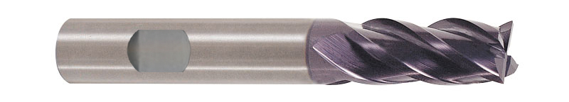 JET-POWER 4 Flute 35 Helix Short End Mill EH914030